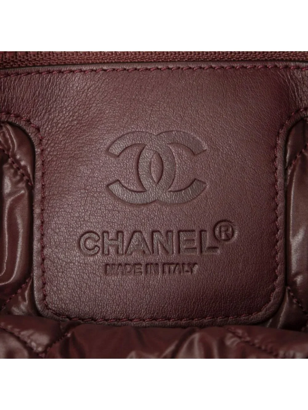 Chanel Large Coco Cocoon Reversible Tote Bag Black Nylon Canvas